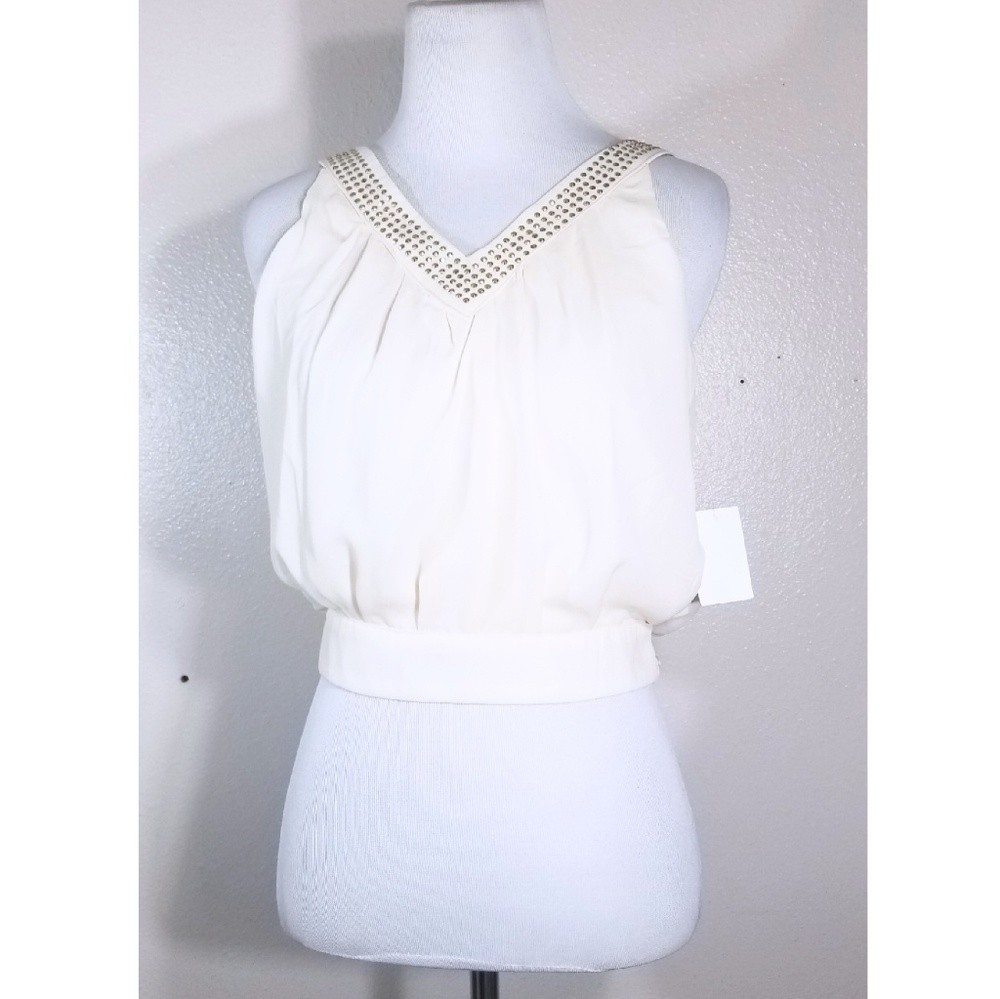 NWT Charlotte Russe Soft Biege Crop Top